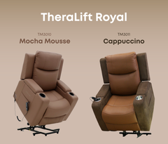 Sillón con Masaje de Aire TheraLift Royal – Sistema ZenFlow + Elevación